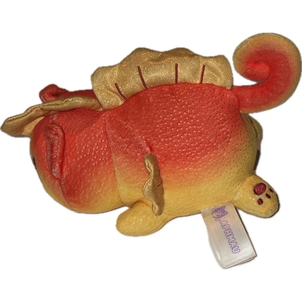 Aphmau MeeMeows Seahorse Cat Celestial Orange Gold Plush 7.5